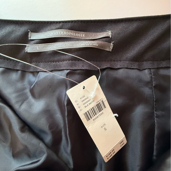 Anthropologie Black Mini Skirt with Gold Studs and stars Belt - Small NWT - Picture 11 of 12